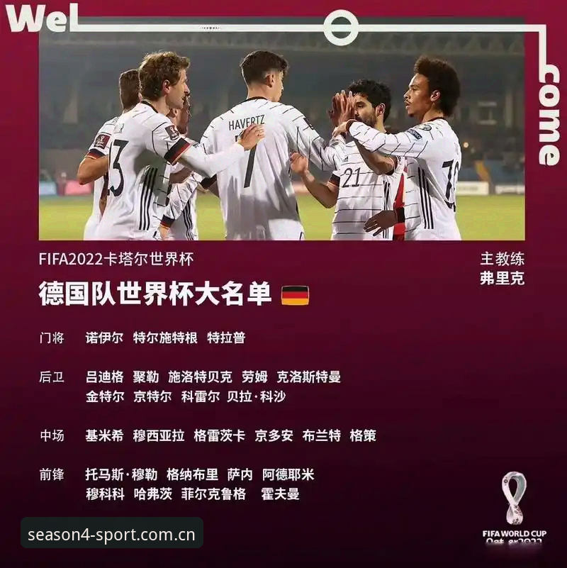 四季体育最新网址 德国队世界杯大名单深度分析:诺伊尔时隔2年回归,18岁小将卡尔成最大惊喜
